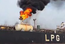 Tanker attacked in Iranian waters; 28 Indians have a narrow escape.