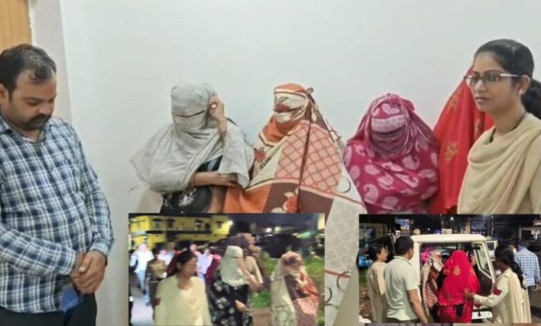 Raigarh: Major action against sex racket; 4 accused arrested.