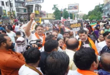 CG News: BJP-Congress clash in Raipur; FIR registered against several individuals, including 12 Congress leaders.
