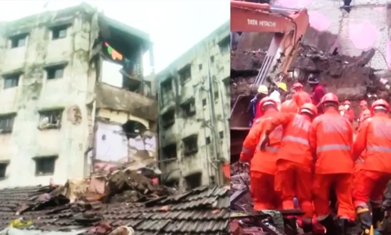 4-storey building collapses in Maharashtra's Bhiwandi; 9 dead.