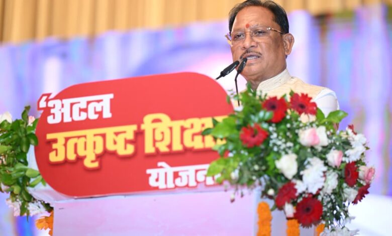 CM Sai honors meritorious children of workers; says, "Become Collectors through hard work."