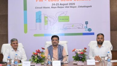 Major update on e-bus service in Chhattisgarh: Operation of 240 electric buses across four cities.