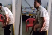 Janjgir-Champa: Uproar after headmaster accused of obscene act in front of female students.