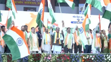 Raipur steeped in the spirit of patriotism; CM Sai and Arun Sao lead 'Tiranga Yatra'