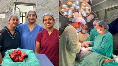 1 kg cancerous tumor removed from 78-year-old woman's ovary; high-risk surgery successful at SIMS.