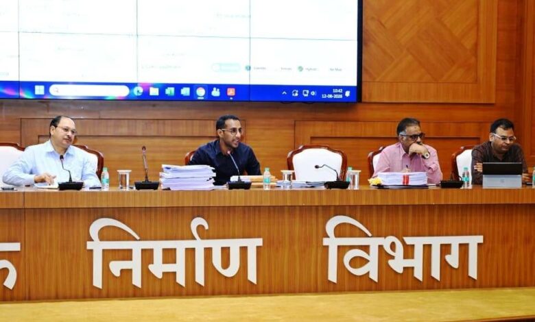 Major decision taken at the Public Works Department review meeting; instructions issued to complete pending projects within the stipulated timeframe.