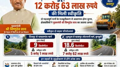 Major boost for Jashpur under Chief Minister Sai's leadership; ₹12.63 crore sanctioned for road development.