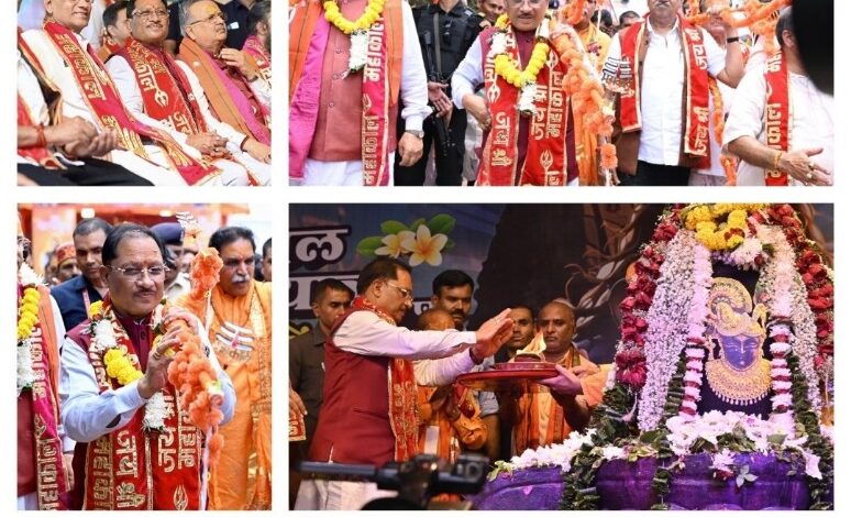 Immersed in the spirit of devotion during the month of Shravan, CM Sai joined the Kanwar Yatra alongside thousands of Shiva devotees.