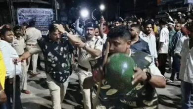 Violence in Bilaspur following a social media dispute; FIR against 25 people; Section 163 imposed.
