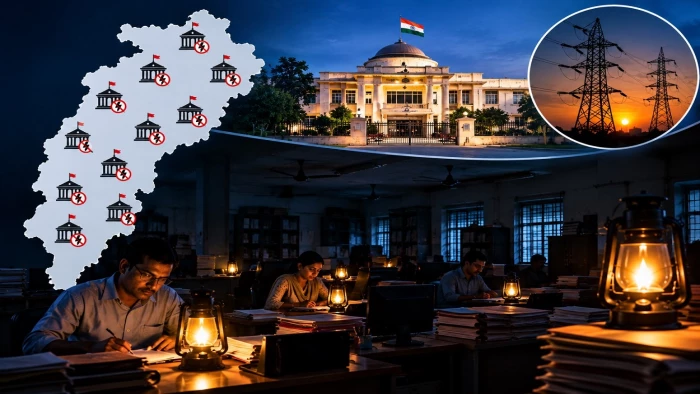 Major action by power company in Chhattisgarh; connections of over 750 government offices disconnected.