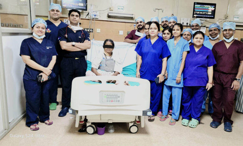 Woman from Bihar undergoes successful treatment in Raipur under Ayushman scheme; three-vessel bypass performed.