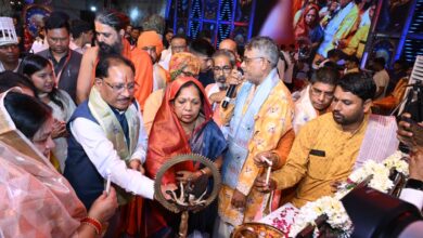 Raipur Dahi Handi News: Chief Minister Sai participated in Dahi Handi festival
