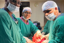 Doctors' feat at Raigarh Medical College: Massive 8 kg tumor removed from woman's abdomen.
