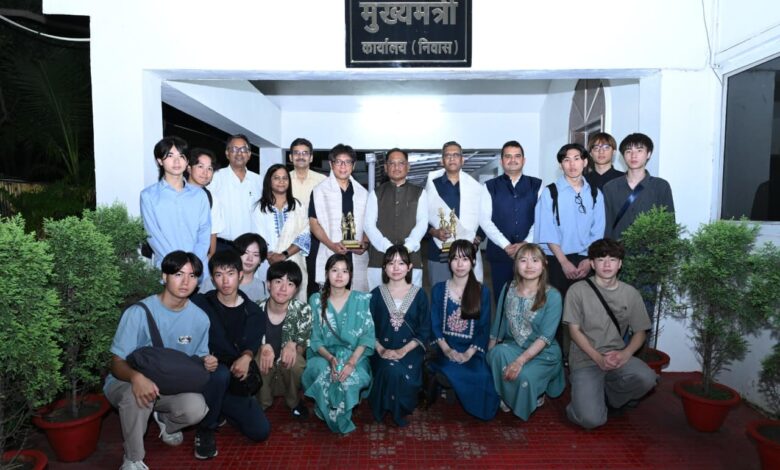 India-Japan relations to gain new strength through education and technology; Japanese students met CM Sai.