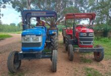 Action taken following CM Helpline complaint; 4 tractors seized for illegal sand transport.
