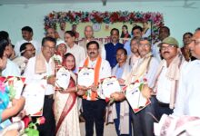 108 teachers honored in Kawardha; Vijay Sharma says teachers play a pivotal role in nation-building.