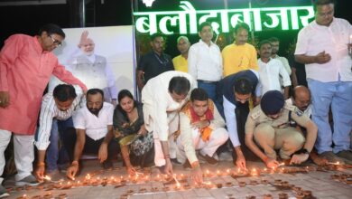 Grand launch of the ‘Seva Sankalp Abhiyan’ in Baloda Bazar; Vivekananda Sarovar illuminated by 1.25 lakh lamps.