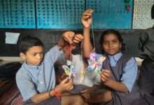 On 'Bagless Day', school children learned about cleanliness and life skills, and showed enthusiasm for sports and art activities.