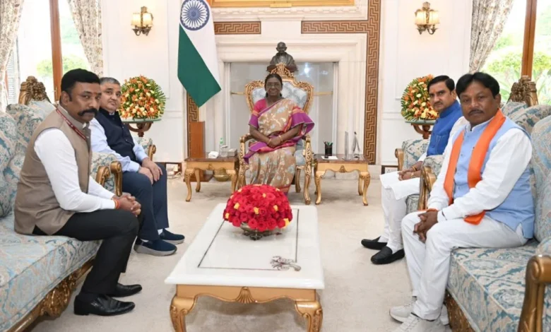 President Murmu accepts CM Sai's invitation; to attend Bastar Dussehra.
