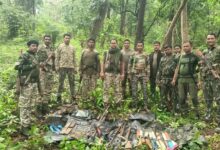 Major success for security forces in Bijapur; Maoist dump found in the forest; weapons and ammunition recovered.