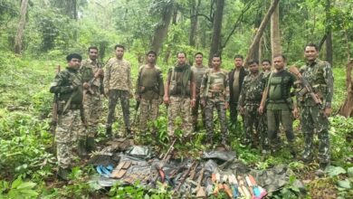 Major success for security forces in Bijapur; Maoist dump found in the forest; weapons and ammunition recovered.