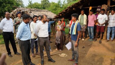 Villagers reached Sukma by tractor, while the Collector and CEO arrived at the village by motorcycle two days later; several gifts/benefits were announced on the spot.