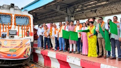 Religious pilgrimage from Chhattisgarh to Ayodhya and Kashi: Special train departs with 850 pilgrims.