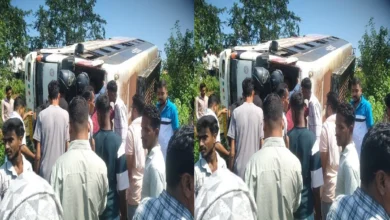 Bus traveling from Balod to Dhamtari meets with an accident; one youth dies, several passengers injured.