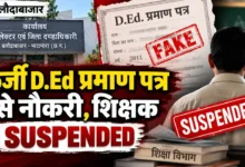 Government job secured with a fake D.El.Ed. certificate! Assistant teacher suspended in Baloda Bazar.
