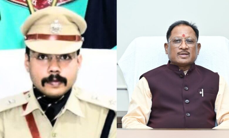 IPS Gaurav Rai shines in Fame India survey; Chief Minister Sai extends congratulations.