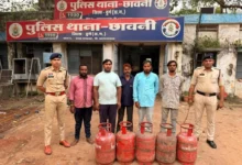 BHILAI CRIME: Theft of 36 Indane cylinders solved, 8 accused arrested; cylinders had been sold for ₹2,000 each.
