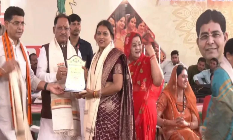 CM Sai makes a major statement at the Teej Milan event; over 68 lakh women are receiving monthly financial assistance.