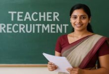 CG Teacher Vacancy 2026: Recruitment for 854 posts across 8 subjects, including Hindi and English.