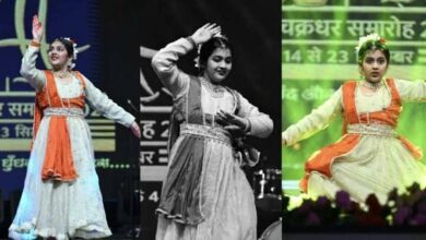 8-year-old Ashika dazzles at the 41st Chakradhar Samaroh; wins the audience's hearts with her Kathak performance.