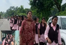 Distressed by the poor conditions at their hostel, 45 female students set out on foot to meet the District Collector, causing a stir within the administration.