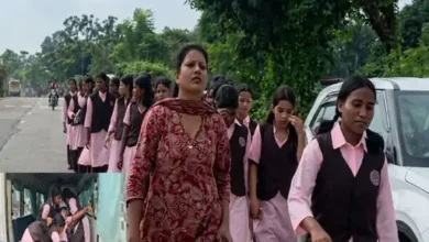 Distressed by the poor conditions at their hostel, 45 female students set out on foot to meet the District Collector, causing a stir within the administration.