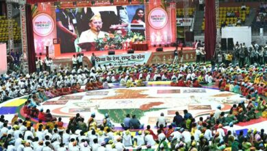 CM Sai addresses the ‘Seva ke Rang, Rashtra ke Sang’ event; speaks of the resolve for a developed India by 2047.