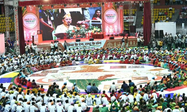 CM Sai addresses the ‘Seva ke Rang, Rashtra ke Sang’ event; speaks of the resolve for a developed India by 2047.