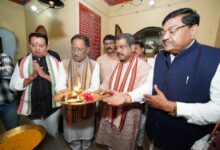 Chief Minister Vishnu Deo Sai offered prayers at the Ramchandi Temple and wished for the prosperity of the state.