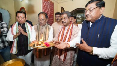 Chief Minister Vishnu Deo Sai offered prayers at the Ramchandi Temple and wished for the prosperity of the state.