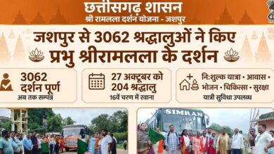 Shri Ramlala Darshan Yojana: Over 3,062 devotees from Jashpur have visited Ayodhya for 'darshan' of Ramlala; 204 more are set to depart on October 27.