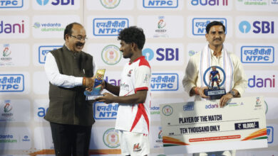 Chhattisgarh Hockey League: Mainpat Titans defeated Rajdhani Royals 5-2; Mohit Nayak named Player of the Match.