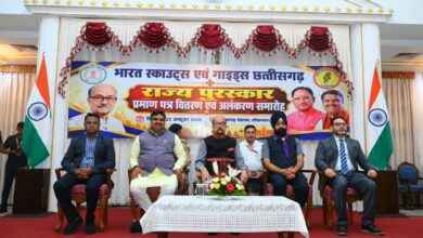 Chhattisgarh: Governor Ramen Deka honored 1,122 Scouts and Guides, urging them to play a key role in conserving water resources and forests.