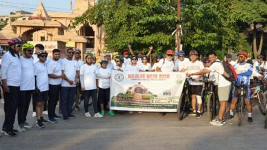 Wildlife Week 2026: Message of wildlife conservation and environmental protection through a bicycle rally.