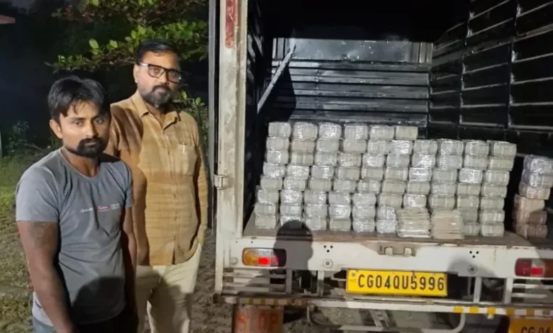 CG News: Approximately ₹4 crore recovered from a secret compartment in a pickup truck; two individuals taken into custody; Income Tax Department informed.