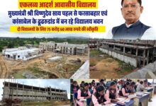Educational infrastructure in Jashpur strengthened on CM Sai's directives; new schools being built for tribal students.