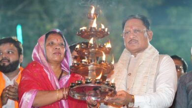 शिवरीनारायण में चित्रोत्पला गंगा महाआरती में शामिल हुए CM साय