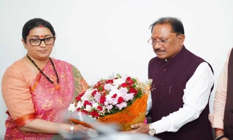 Smriti Irani receives a simple, unpretentious welcome in Chhattisgarh; BJP gears up for 'Mission 2028-29'