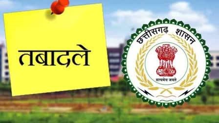 Transfers in the Chhattisgarh Revenue Department; list includes personnel ranging from superintendents to revenue inspectors and DEOs.